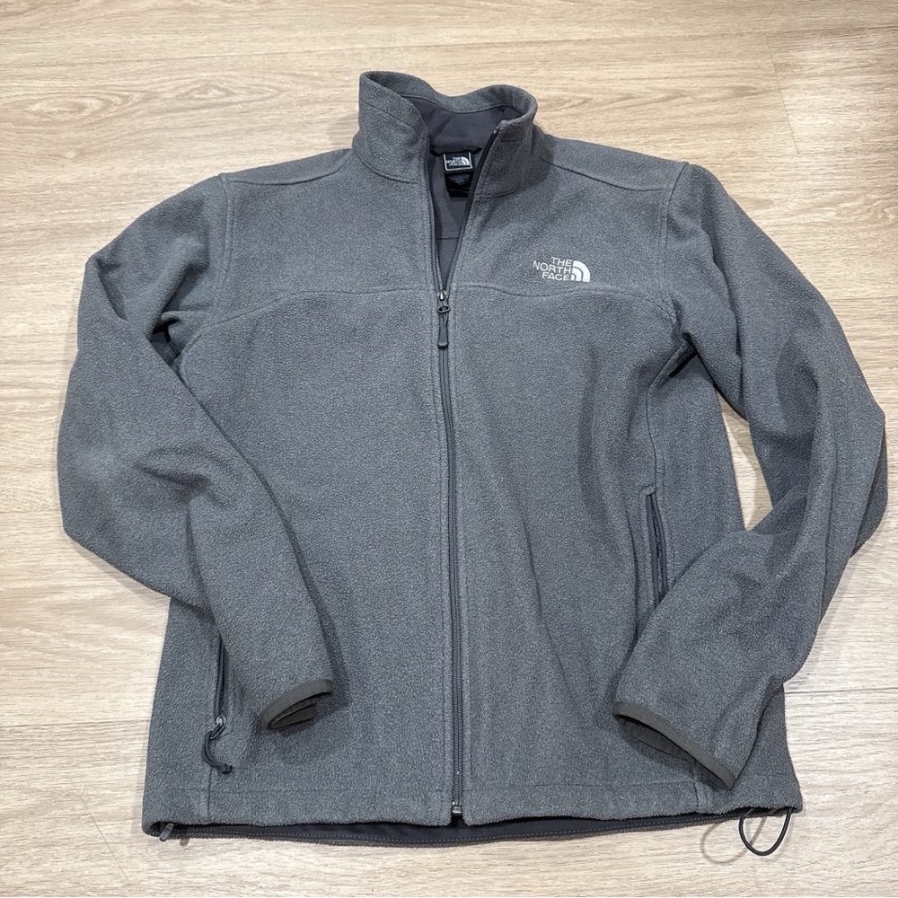 The North Face Charcoal Full-Zip fleece Jacket size S